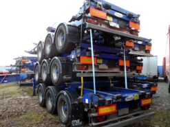 montracon sliding skeletal trailer 3 axles 2005 20011 170217