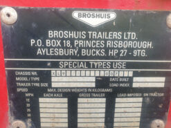 broshuis tri axle extendable trailers 40ft to 60ft 2001 211002 1