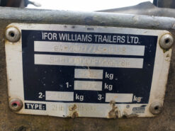 ifor williams plant trailer twin axle 2015 231107