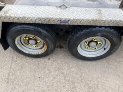 ifor williams plant trailer twin axle 2015 231107