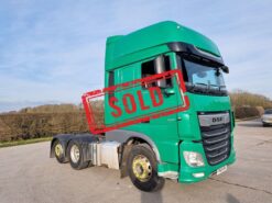 daf xf 480 ftr twin line hydraulics tag axle tractor unit 6x2 auto 2019 250301