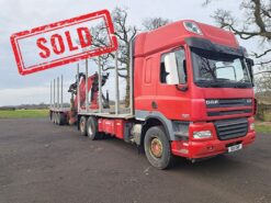 daf far cf85.460 waggon with palfinger crane rigid 6x2 manual 2011 250305