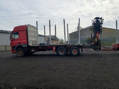daf far cf85.460 v waggon & drag with crane and tri axle trailer rigid 6x2 manual 2011 250305